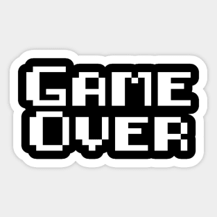 Gamer Apparel Game Over Sticker